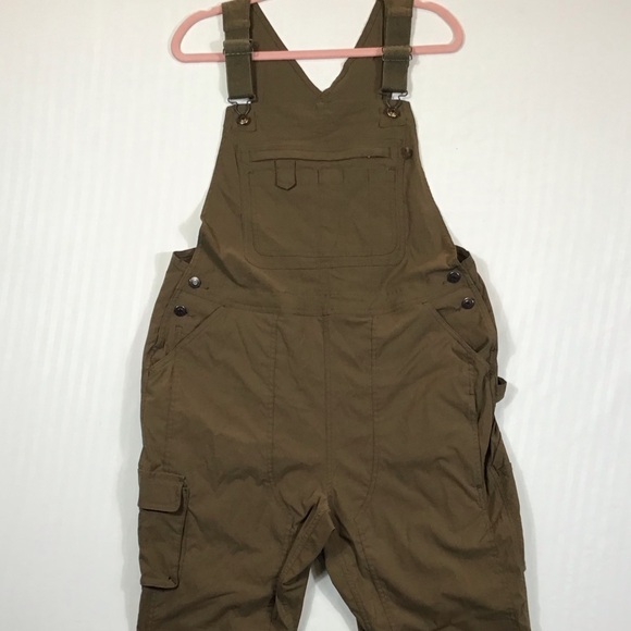 Duluth Trading Co Womens Heirloom Gardening Bibs Size L Overalls Stretch Nylon - Picture 15 of 16